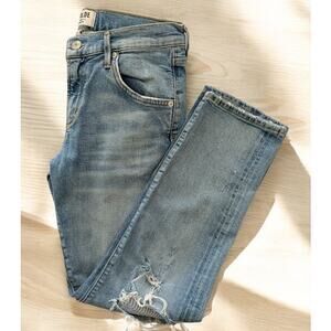 Agolde | Isabel Slim boyfriend in medium wash | size 25